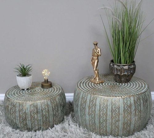 Set boho moroccan drum - set,