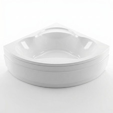 1200mm Corner Bath White –
