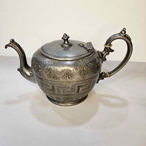 Antique silver plated - antique, teapot