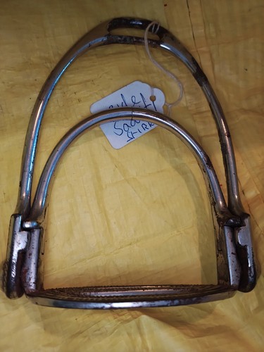 Antique side saddle stirrup - antique,
