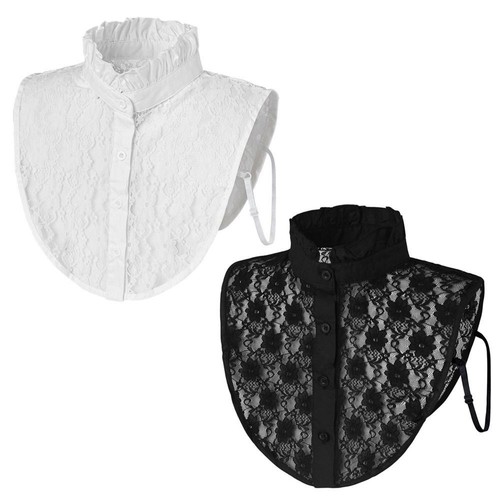 Detachable fake collar - detachable, lace
