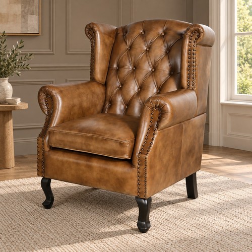 Real genuine leather - real, wing