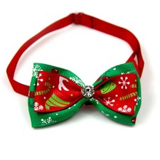20 Pcs Dog Bowties Snowflake