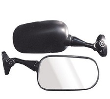 Motorcycle Right Hand Mirror Honda CBR900 RR Fireblade 1998-1999 Black 75mm Stem