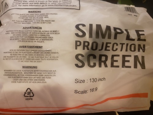 130 inch portable simple - 130,