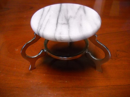 Vintage brass marble - brass,