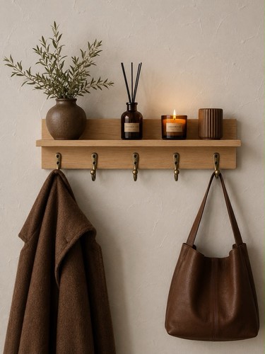 Coat hook rack with - rack,