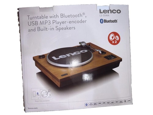 Lenco 55wa turntable with - lenco,