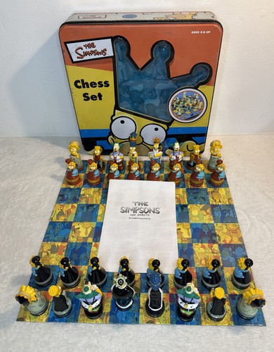 The simpsons chess set in - chess,