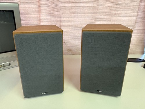 Hitachi bookshelf speakers - hitachi,