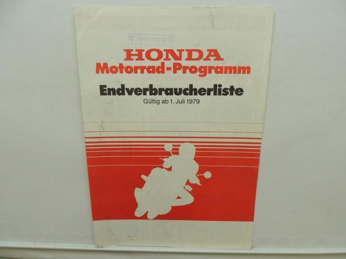 1979 german honda brochure - 1979,