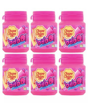 Chupa Chups Big Babol Sugar Free Chewing Gum Tub 64g (Pack Of 6) - Free Delivery
