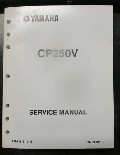 2006 yamaha cp250v service - 2006,