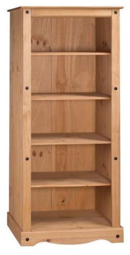 Corona bookcase solid - solid, pine