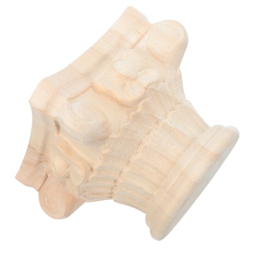 Carved wooden corbel unpainted - corbel,