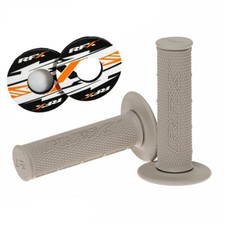 RFX PRO SERIES HANDLEBAR GRIPS GREY & ORANGE X DONUTS KTM EXC-F 250 350 450 500