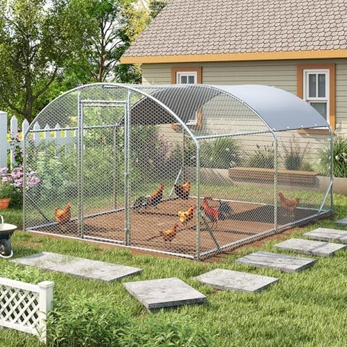 Large metal chicken - metal, coop