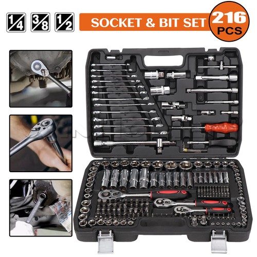 216pcs socket and bit - and,