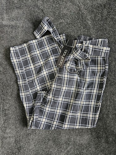 Boohoo check trousers - boohoo,