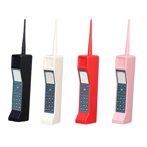 Retro brick phone ornament - brick,