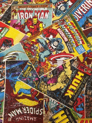 Avengers fabric end roll - fabric, of