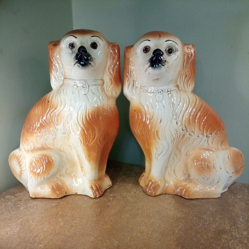 Antique pair staffordshire - antique,,