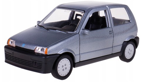 Welly fiat cinquecento gray - fiat,