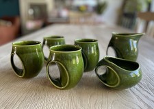 Holkham Pottery Green Owl Eye