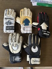 Reusch Uhlsport Fs Sport Goalkeeper Gloves Rare Retro Vintage Football Soccer