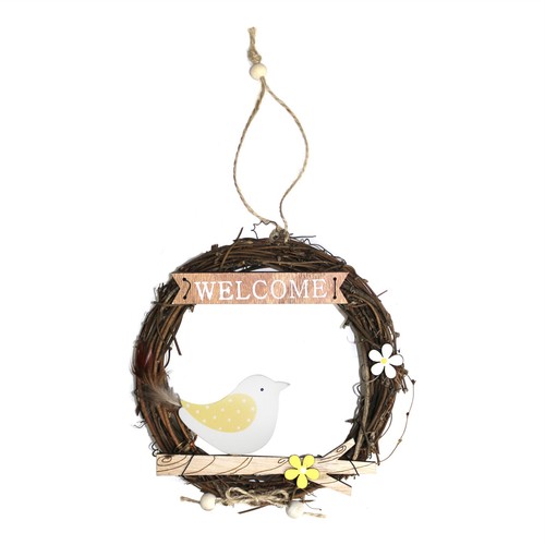 Small rustic twig easter - small, bird