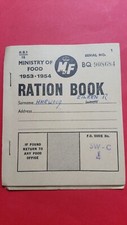 1953/54 Ration Book