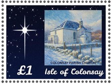 GB Locals: Isle of Colonsay (2025): Christmas UM stamp