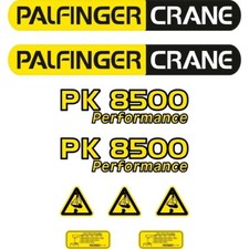 Decal Sticker Set Palfinger PC8500 Crane Decal Set