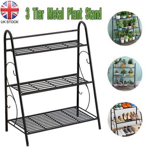 Tier iron plant stand garden - plant,