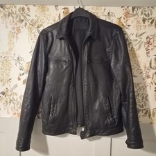 AllSaints Men's Black Leather