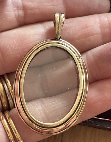 Large antique 9ct rolled - antique, gold