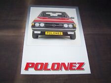 1984 Top Rarity Stunning Brochure FSO Polonez Polski Fiat + Price List!!!