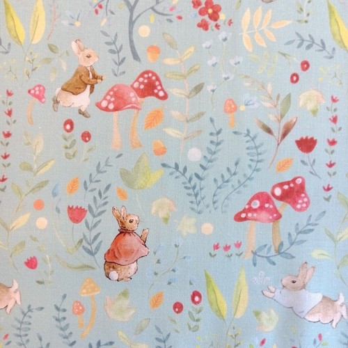 Peter rabbit cotton fabric - cotton,