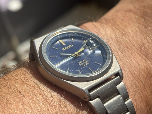 Seiko solar titanium - solar,