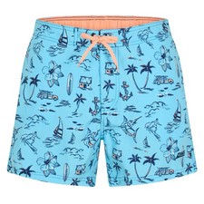 MENS ZOGGS LOGO BLUE ALOHA