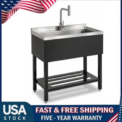 Stainless steel utility sink - utility,