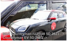 MINI COUNTRYMAN MK3 5-door 2023-onwards 4-pc Wind Deflectors HEKO Tinted
