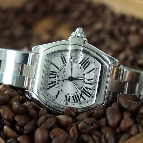 Cartier roadster gmt box - cartier,