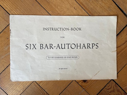 Vintage instruction booklet - vintage,