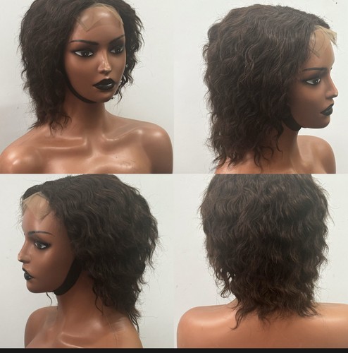 Natural curly human hair wig - hair,