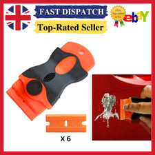 Plastic Glass Scraper Tool – Sticker, Glue, Paint & Residue Remover for Surfaces
