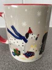 Christmas dogs ceramic - christmas,