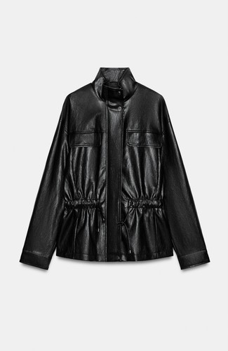 Bnwt zara high neck - high, faux