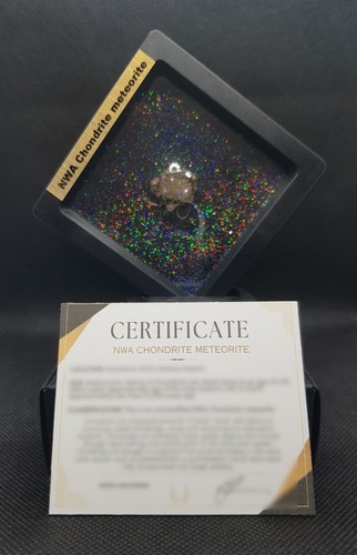 Genuine meteorite space - , rock
