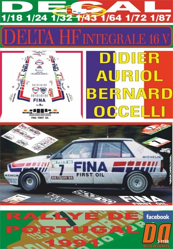 Decal lancia delta integrale - decal,